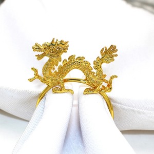 Servilletero con diseño de animales dorados, accesorio de Decoración de mesa elegante para el hogar, comedor, boda y fiesta, decorativo elegante y único - Product Image 4