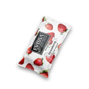 85g Strawberry Flowpack Beauty Soap Moisturizing Fruit Scented Bath Soap Bar for Skin Refreshing and Deep Cleansing Care EVISSA - Product Image 1