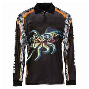 Vêtement de pêche haut de gamme pour homme 2026, protection solaire UPF50, séchage rapide, léger, impression par transfert thermique, 100% polyester respirant - Product Image 4