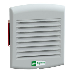 Per SCHNEIDER ELECTRIC NSYCVF38M24DPF ClimaSys Ventilazione Forzata IP54 38m³/h 24V DC Griglia di Uscita con Filtro G2 Industriale - Product Image 1