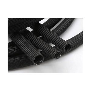 Gaine de câble tressée Hampool, isolation électrique en fibre de verre, gaine de moteur en PVC, gaine de câble tressée. - Product Image 3