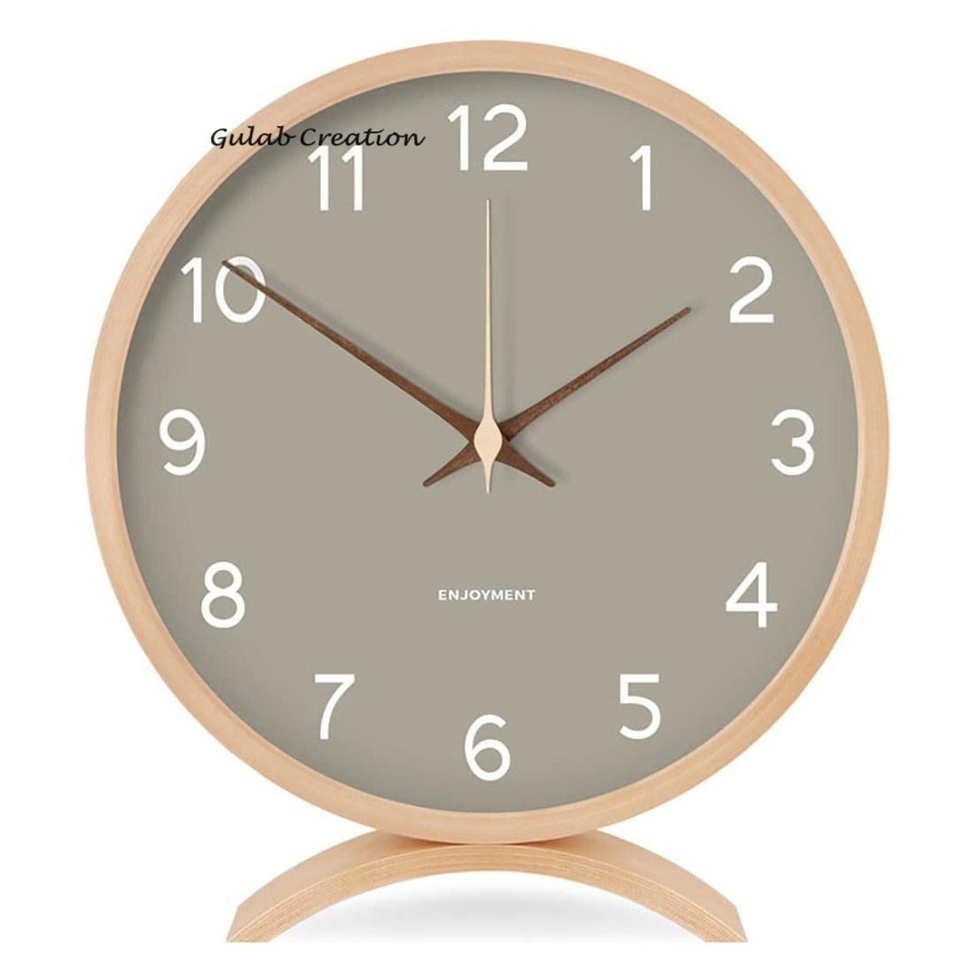 Atractivo Atemporal con el Elegante mano tallada relojes de madera