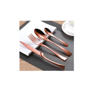 Ensemble de 5 couverts en laiton couleur or, taille et forme personnalisées, pour hôtel et restaurant - Product Image 5
