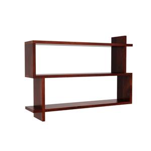 Brown Set Of 3 Cube Wall Shelves Storage Holders & <b>Racks</b> Buy Carve Wall Art Mount Metallic Wall Mount Shelf Set - Product Image 4