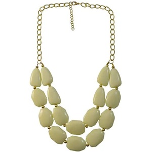 Lujoso collar de cuentas de resina de moda hermoso pulido de la mejor calidad personalizado hecho a mano para mujeres de la India. - Product Image 1