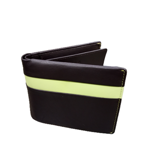 Venta caliente Bi-fold RFID Bloqueo Cuero genuino Hombres Delgado Diseño minimalista Bordado Tarjeta corta abierta Poliéster bohemio - Product Image 1