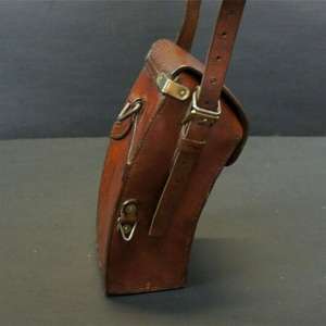 Estuche de cuero vintage para cargador de ametralladora ligera danesa Madsen LMG - Product Image 3