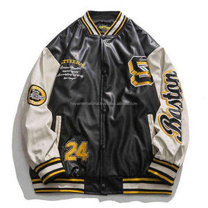 Veste coupe-vent avec Logo brodé en laine pour homme, vêtement d'extérieur, vente en gros - Product Image 5