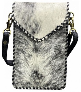 Sac bandoulière en cuir véritable de vachette, surpiqûres Whip Stitching, style indien, personnalisable, vente en gros, fabricant, design sur mesure - Product Image 1