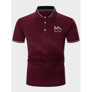Polo de Golf para Hombre, Jersey de Manga Corta sin Costuras, Transpirable, Ultra Suave, para Entrenamiento Informal y Correr - Product Image 2