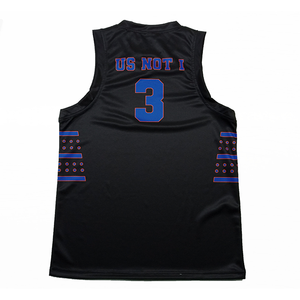 Conjunto de uniforme de baloncesto para hombre de 100% poliéster personalizado al por mayor, camisetas reversibles sublimadas transpirables, talla grande de alta calidad - Product Image 2