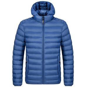 ATLANTIC, chaqueta acolchada de nailon personalizada para hombre, a prueba de viento y con cuello con capucha, suministro de invierno ODM/OEM - Product Image 5