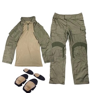 Uniforme de combat tactique camouflage bleu foncé personnalisé pour agent de sécurité - Imperméable, respirant, anti-déchirure, coupe-vent, utilisation en extérieur - Product Image 4
