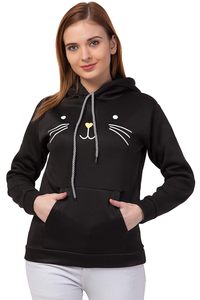 Offre Spéciale femmes polaire à capuche cou sweats à capuche fabriqué en usine OEM Service impression sweat hiver polaire tissu à capuche - Product Image 5