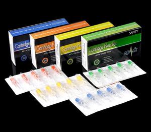 SPARK Aguja de cartucho de tatuaje de flujo de tinta suave de precisión de acero inoxidable desechable fácil de usar para arte corporal y tatuajes - Product Image 1