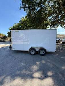 Remorque de fret fermée de qualité supérieure 7x14, système hydraulique durable avec composants de base pour remorque de tracteur - Product Image 5