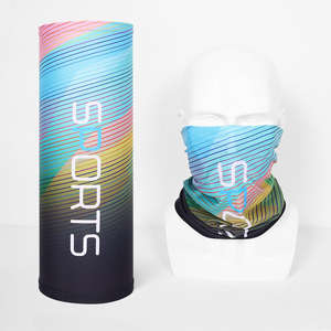 Écharpe de protection solaire respirante en soie glacée pour le sport, la course à pied, le cyclisme, la moto, tube de cou en maille, bandana - Product Image 1