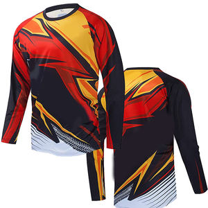 Ropa de fútbol de manga larga personalizada para hombre, servicio OEM, camiseta de MTB y motocicleta para equipo de bicicleta de montaña para hombre - Product Image 5