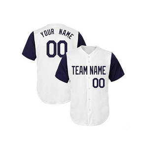 Camisetas Transpirables de Béisbol/Sóftbol para Hombre y Mujer, Personalizables con Número, Nombre del Equipo, Impresión de Logotipo, Tallas Grandes, Colores Personalizados 100% - Product Image 6