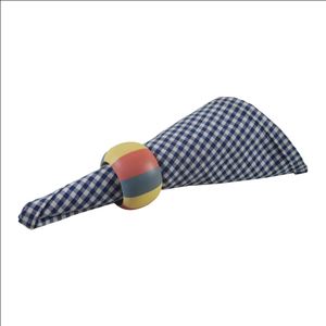 Anneaux de serviette à thème coloré, approvisionnement en vrac, design haut de gamme, porte-mouchoirs rond, idéal pour la décoration de table de mariage, ornement - Product Image 1