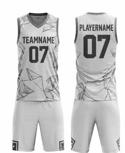 Conjunto de Uniforme de Baloncesto Reversible Personalizado de Alta Calidad, 100% Poliéster, Transpirable, para Entrenamiento, Ropa Deportiva para Hombre - Product Image 4