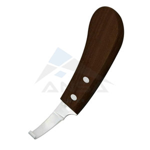 Premium Right Hand Narrow Hoof Knife with <b>Plain</b> Blade Durable Farrier <b>Tool</b> for Hoof Trimming and Horse Hoof Care - Product Image 4