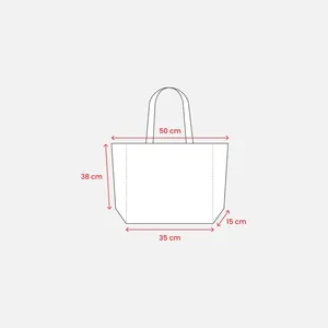 Borsa Promozionale in Cotone Biologico con Fondo Rigido per Consumatori Eco-Consapevoli - Product Image 2