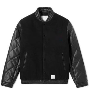 Premium Letterman College Wool Varsity Jacket Winter Bomber Jacket Manches en cuir de vachette Toutes les couleurs disponibles High Standard - Product Image 2