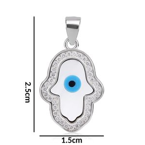 Elegante Collar de Plata 925 con Colgante de Ojo Turco y Circonita Cúbica, Regalo de Moda para Hombres, Mujeres, Niños, Niñas, Hermanas o Amantes - Product Image 6