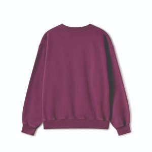 Sweat-shirt à col rond vierge de qualité supérieure, logo personnalisé, 100% coton, sweat-shirts surdimensionnés pour hommes en vente - Product Image 2