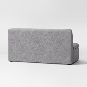 LOVESEATS SFB68008 Two-Seat Chesterfield <b>Sofa</b> Minimalist Design Square Shape <b>for</b> Home Living Room Furniture Made PU <b>Sponge</b> - Product Image 2
