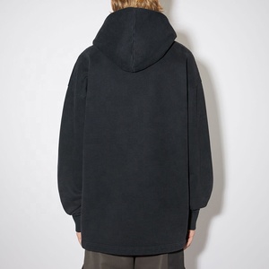 DEC Fabricante Algodón Sudadera con capucha de alta calidad Streetstyle 100% Sudaderas de algodón puro sin cuerda Sudaderas con capucha de gran tamaño para hombres - Product Image 2