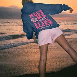 Nouveauté, sweat à capuche surdimensionné à épaules tombantes, imprimé avec un logo personnalisé, en molleton de coton, sweat à capuche d'hiver pour femmes, fabriqué au Bangladesh - Product Image 5