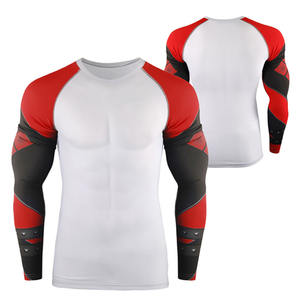 Rash Guard à manches longues BJJ sur mesure pour adultes Sublimation en ligne MMA Grappling Sports Wear Fight Wear - Product Image 2