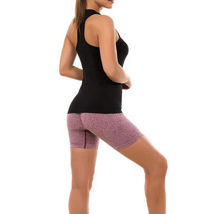 เสื้อกล้ามสั้นสำหรับผู้หญิงเสื้อกล้ามใส่ออกกำลังกายเล่นกีฬาวิ่งเล่นยิมเล่นโยคะ - Product Image 4