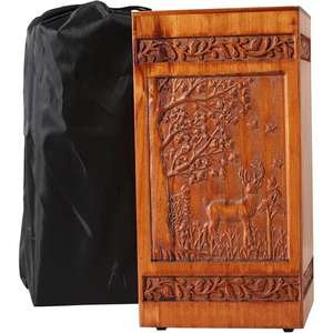 Urnes professionnelles en bois pour adultes, cendres humaines de qualité exportée soutenant les urnes en bois personnalisées de l'exportateur indien - Product Image 6