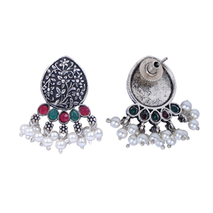 Collier OX rond en pierre multicolore paon avec zircon pour occasions festives - Product Image 6