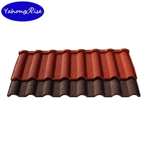 Tuiles de faîte en <span class=keywords><strong>ardoise</strong></span> métallique de tuile de Milano de <span class=keywords><strong>toit</strong></span> de manteau de pierre de conception moderne pour l'entrepôt atelier toiture d'école tuile en acier durable - Product Image 4