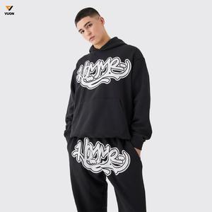 Vente en gros Vêtements de sport pour hommes Survêtements d'entraînement en polaire Gym Fitness Tech Ensemble deux pièces Survêtement de jogging - Product Image 6