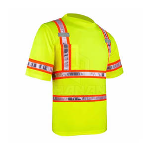Camiseta DE SEGURIDAD reflectante de alta visibilidad para construcción y trabajo al aire libre Camiseta de seguridad - Product Image 4