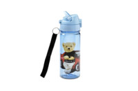 500 ml Yetişkin Su Şişesi Pipetli Eğlenceli Karikatür Baskılı Kolay Taşıma Askılı Açılır Kapaklı Dökülmez Kapaklı Taşınabilir BPA İçermez Çevre Dostu
