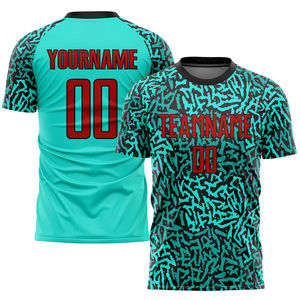 Maillots de football de mode en gros, nouveau design imprimé, maillot de football personnalisé, vêtements de football, maillots de football pour hommes, maillots de football aquatiques - Product Image 2