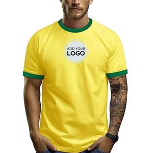 Camiseta Ringer Apparel Unisex de Corte Ajustado, Cuello Redondo, Manga Corta, 100% Algodón - Product Image 5