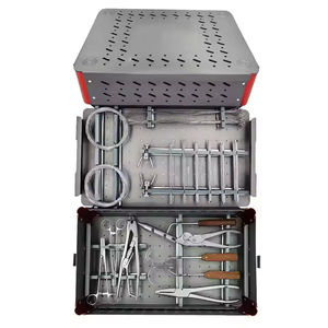 Retractor de columna cervical anterior manual ortopédico certificado CE, kit de instrumentos quirúrgicos de acero, servicio OEM - Product Image 1