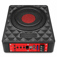 Vente en gros d'usine, subwoofer de voiture de 10 pouces, 150 W RMS, 90 dB SPL max, 4 ohms, amplificateur de puissance élevée 12 V, nouvelle conception ultra-mince