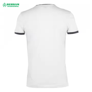 T-shirt personnalisé pour homme en coton 100% lourd, col rond, coupe ample, imprimé, séchage rapide, respirant, écologique, grande taille - Product Image 4