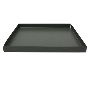 Vaisselle en fer plateau RECT couleur noire plateau de service alimentaire pour restaurant et table décoration de la maison fait à la main en vrac - Product Image 1