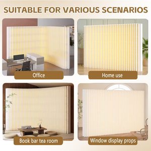 Papier-Raumteiler mit LED-Beleuchtung, faltbare Sichtschutzwände, ausziehbare kreative Büro-Trennwände für Zuhause und Büro - Product Image 5