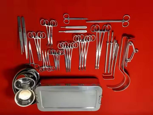 Juego de instrumentos quirúrgicos de apendicectomía y hernia básica de primera calidad Herramientas de Cirugía General Nuevos INSTRUMENTOS DE ACERO INOXIDABLE - Product Image 2