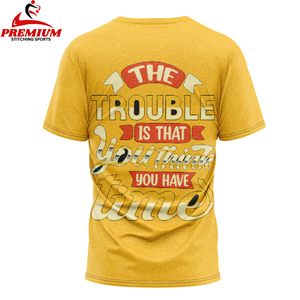 เสื้อยืดผ้าฝ้าย100% ขนาดใหญ่พิเศษเสื้อยืดผู้ชายพิมพ์ลายสกรีนเสื้อยืดผ้าฝ้ายแบบเรียบออกแบบได้ตามที่ต้องการ - Product Image 4